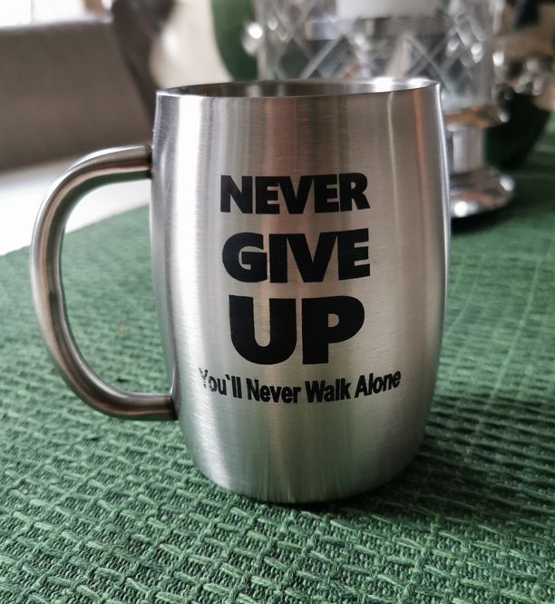 Hovedbilde Termokopp 0,5 L. Never give up