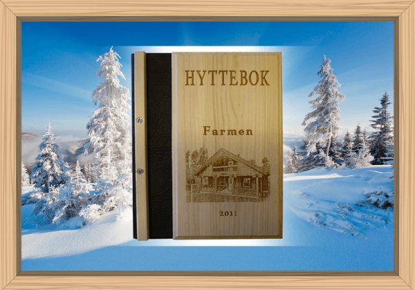 Hyttebok med bilde